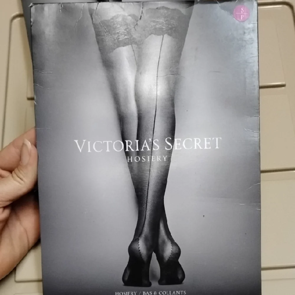 Victoria's Secret Lace Top Hosiery in Pink